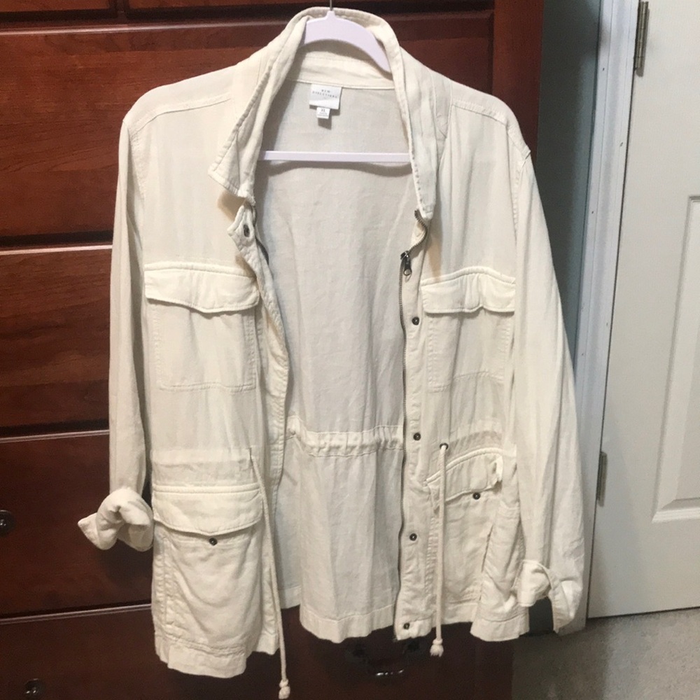 Cream Utility Jacket